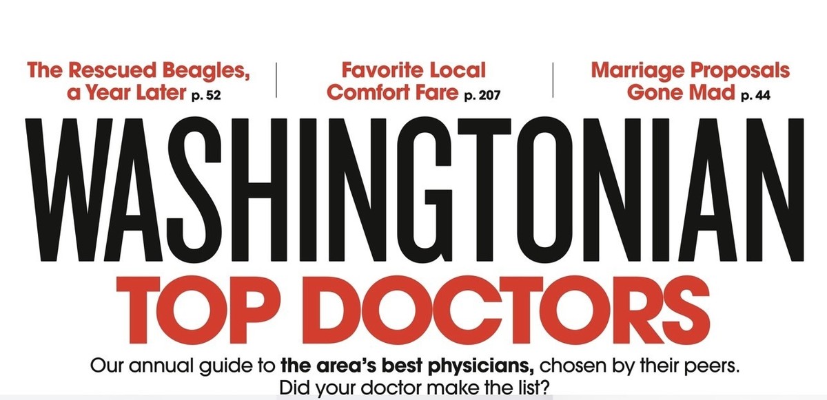 2023 Washingtonian Top Doctors at The Orthopaedic Foot & Ankle Center